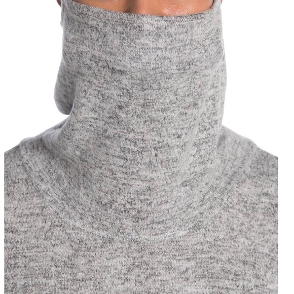 Bobeau Cowl Neck Built in Face Mask Sweater Dress - Picture 3 of 5